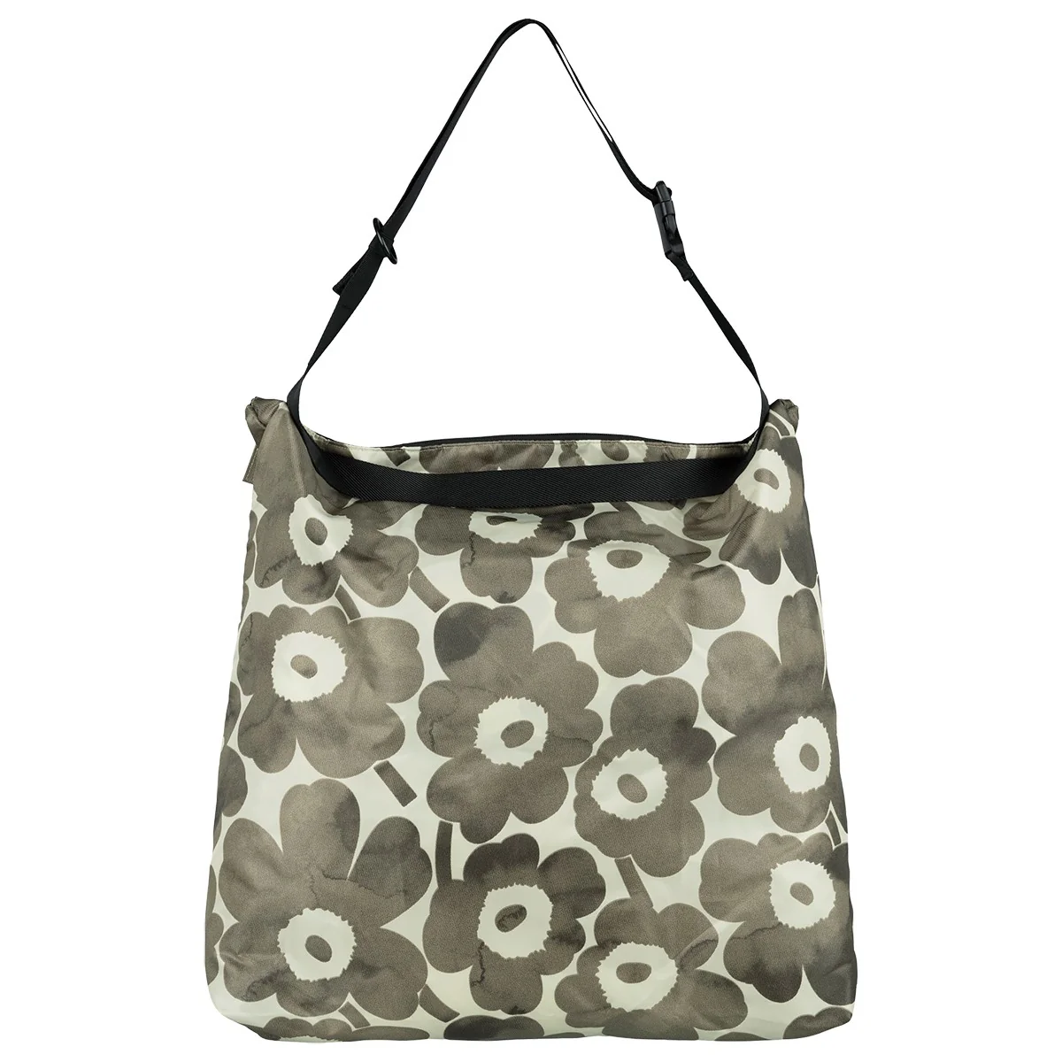 Marimekko Unikko Charcoal / Cream Large Neat Crossbody Shoulder Bag - Image 4