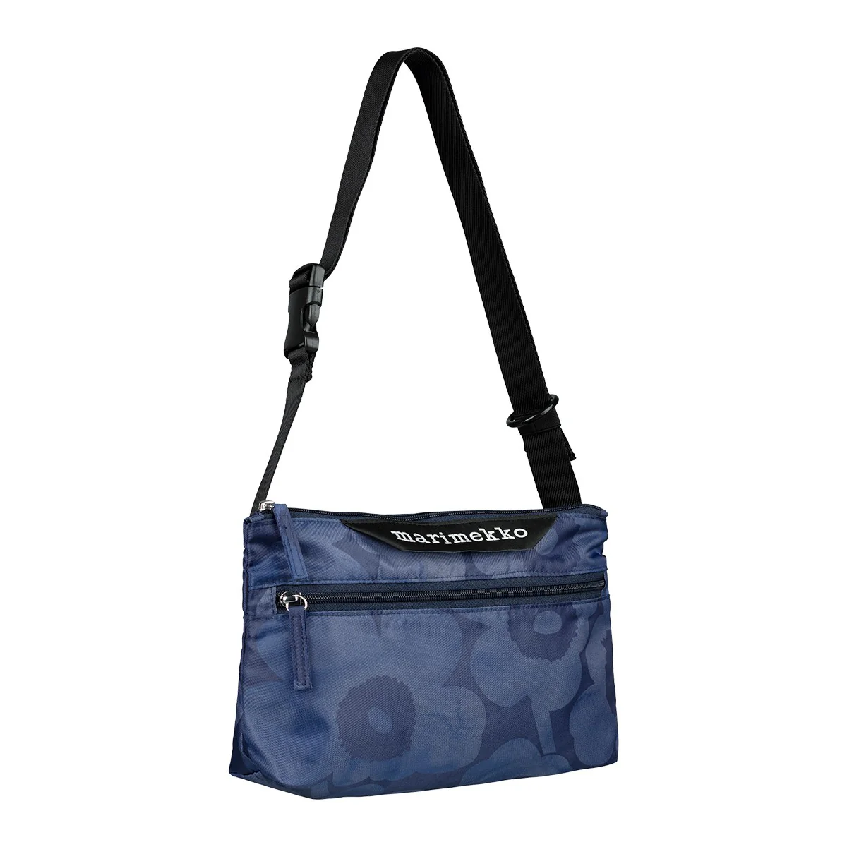 Marimekko Unikko Dark Blue Small Neat Crossbody Shoulder Bag - Image 3