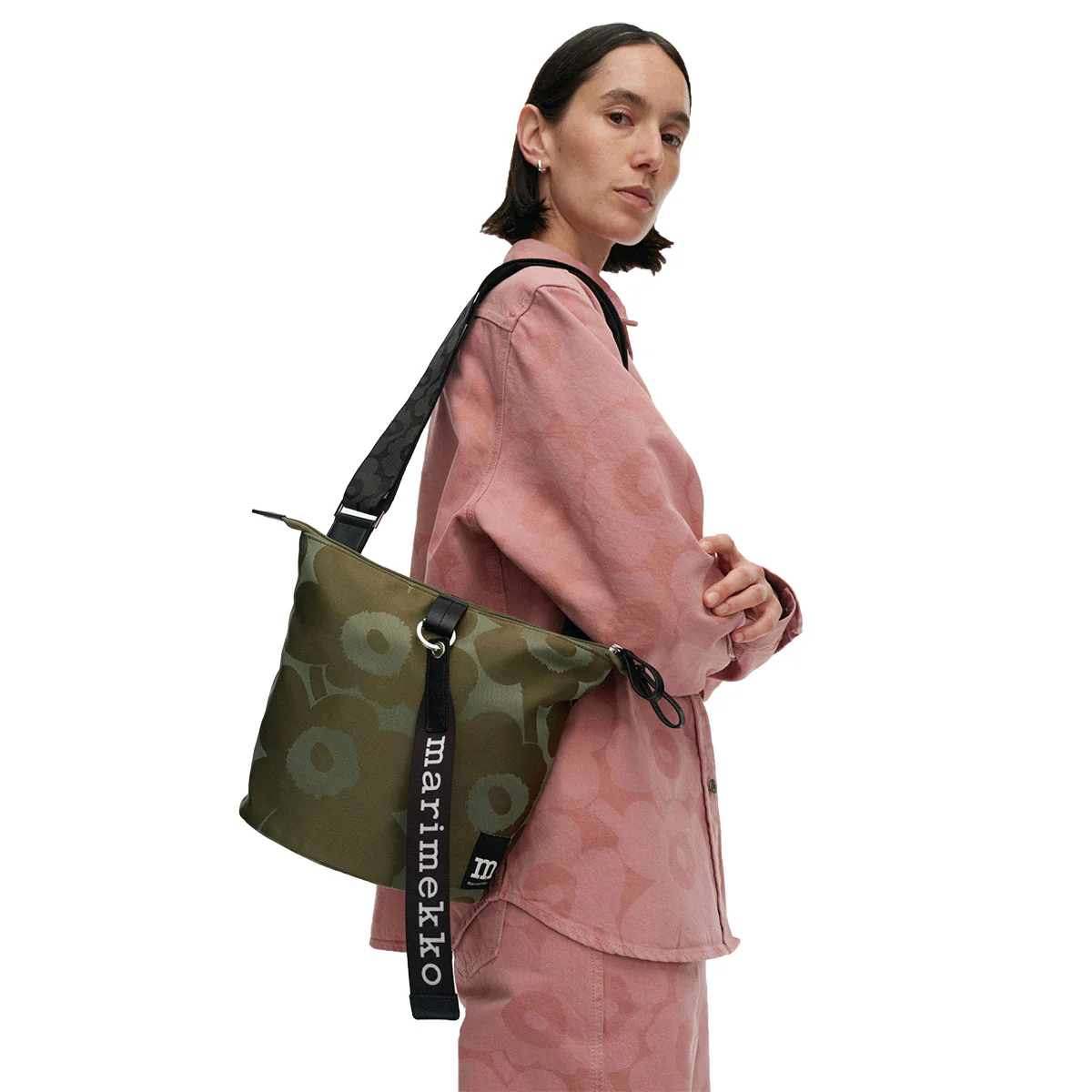 Marimekko Unikko Green Carry All Shoulder Bag - Image 2
