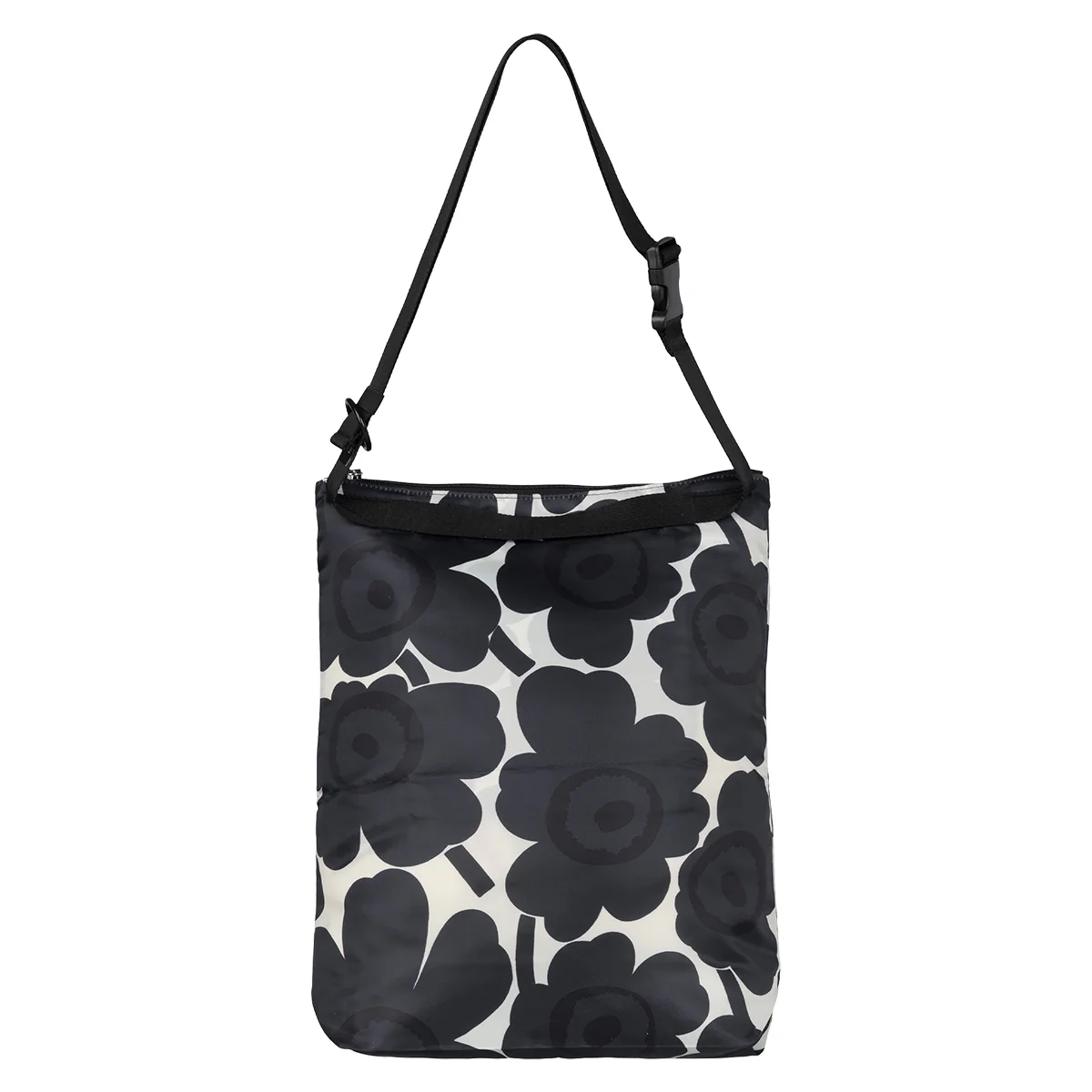Marimekko Unikko Dark Grey / White Medium Neat Crossbody Shoulder Bag - Image 3