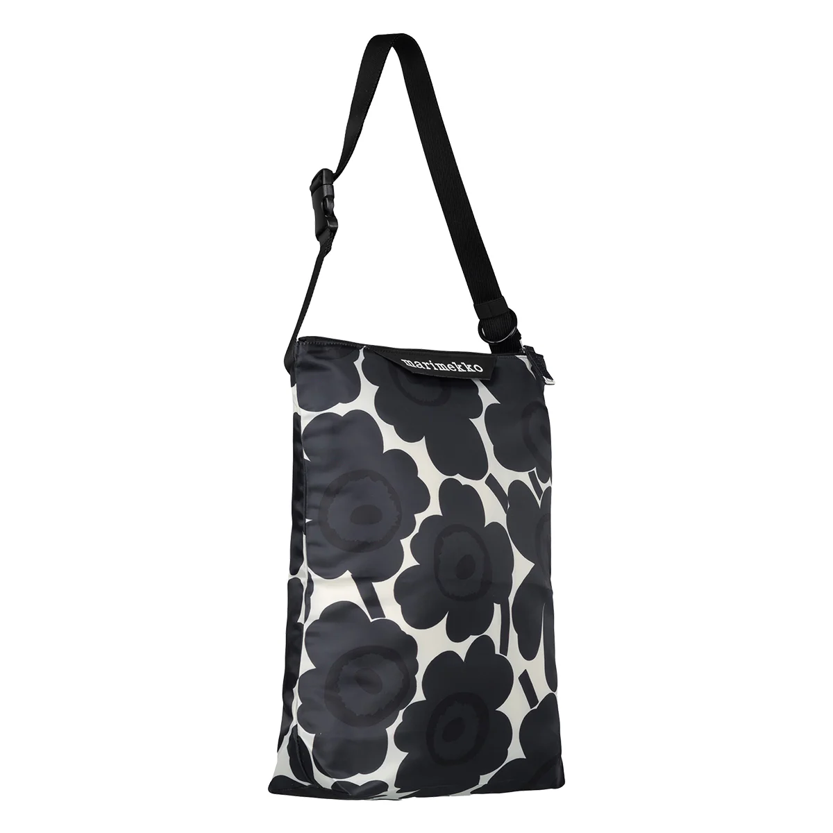 Marimekko Unikko Dark Grey / White Medium Neat Crossbody Shoulder Bag - Image 4