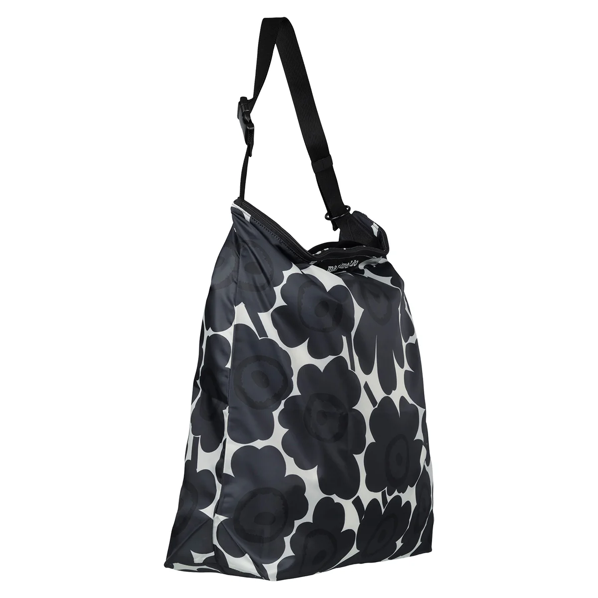 Marimekko Unikko Dark Grey / White Large Neat Crossbody Shoulder Bag - Image 3