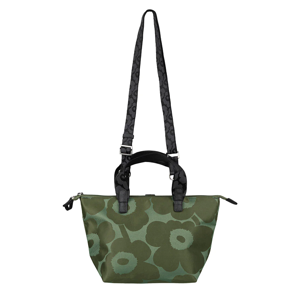 Marimekko Unikko Green Small Tote Shoulder Bag - Image 3