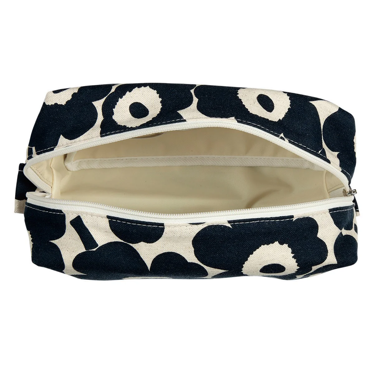 Marimekko Unikko Ivory / Navy Vilja Cosmetic Bag - Image 2