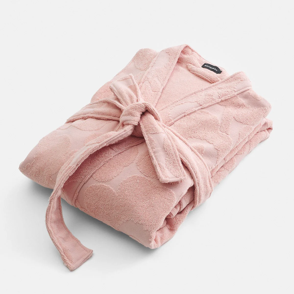 Marimekko Unikko Powder Pink Bathrobe - Image 3