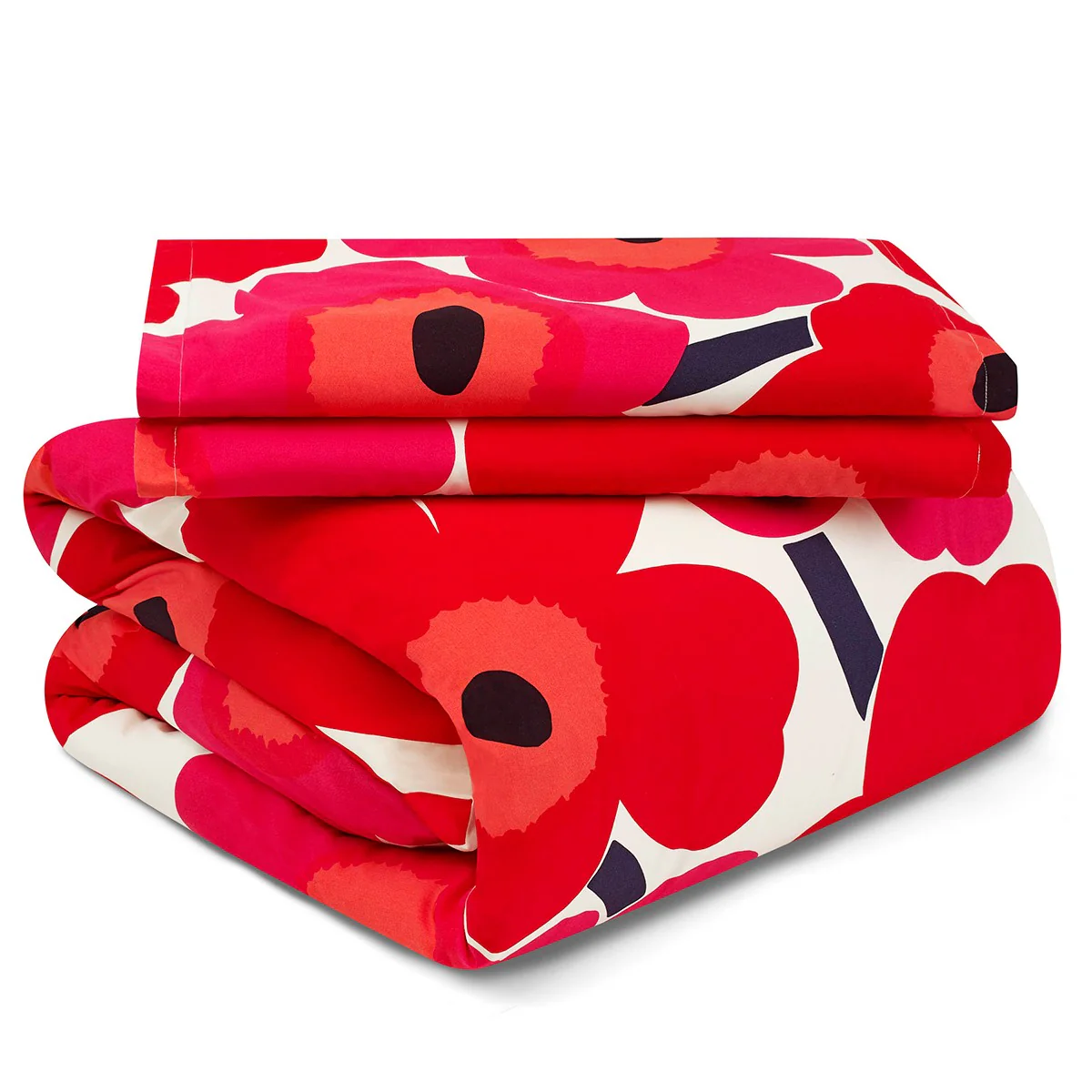 Marimekko Unikko Red Full / Queen Duvet Cover Set - Image 9