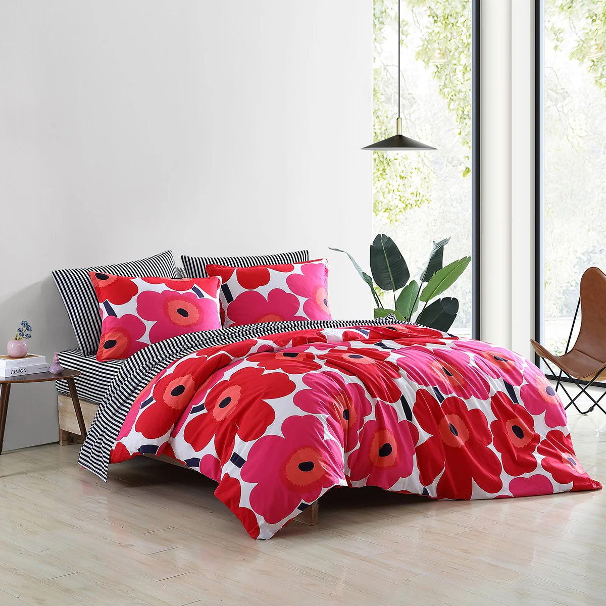 Marimekko Unikko Red King Duvet Cover Set - Image 6