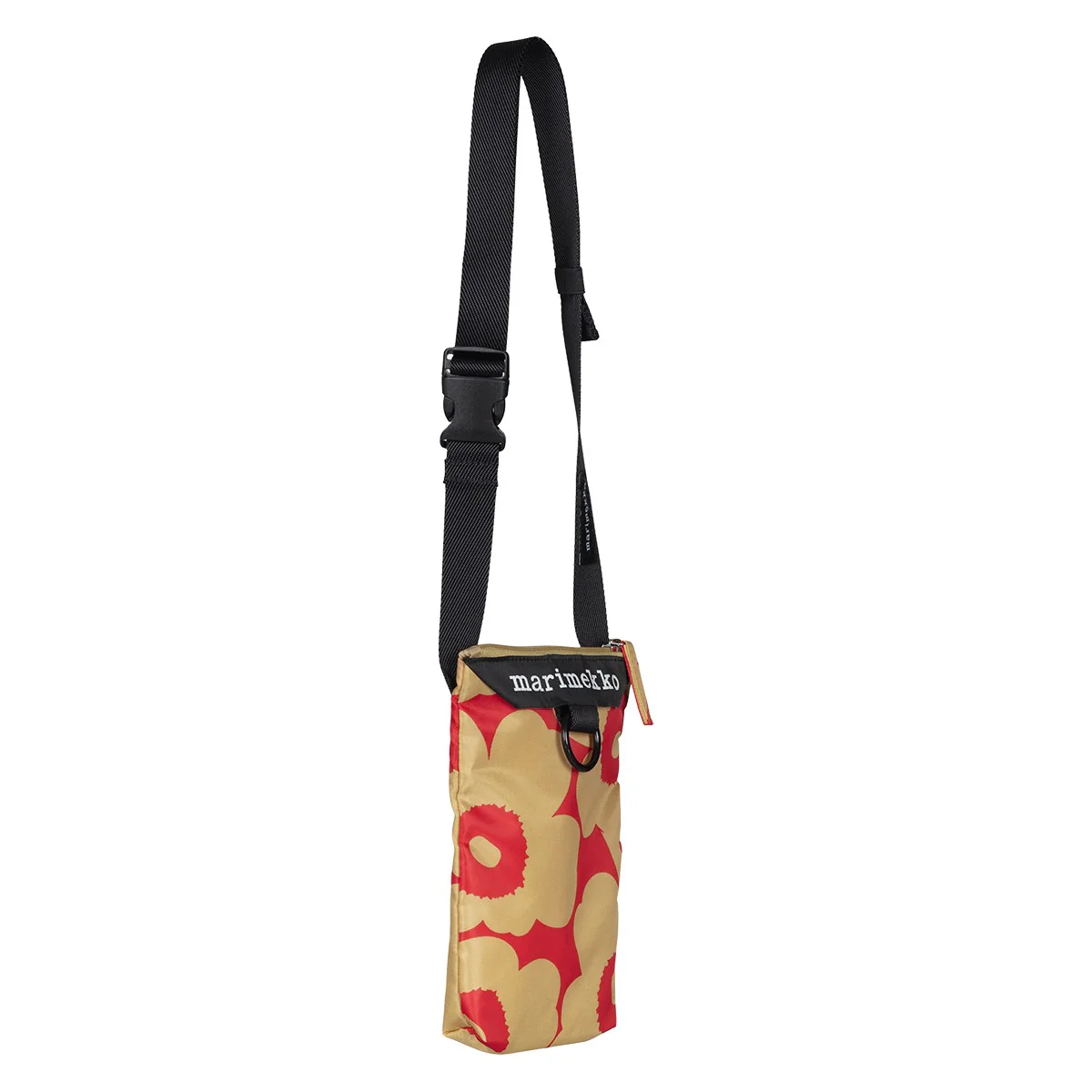 Marimekko Unikko Red / Light Brown Neat Phone Pocket Bag - Image 4