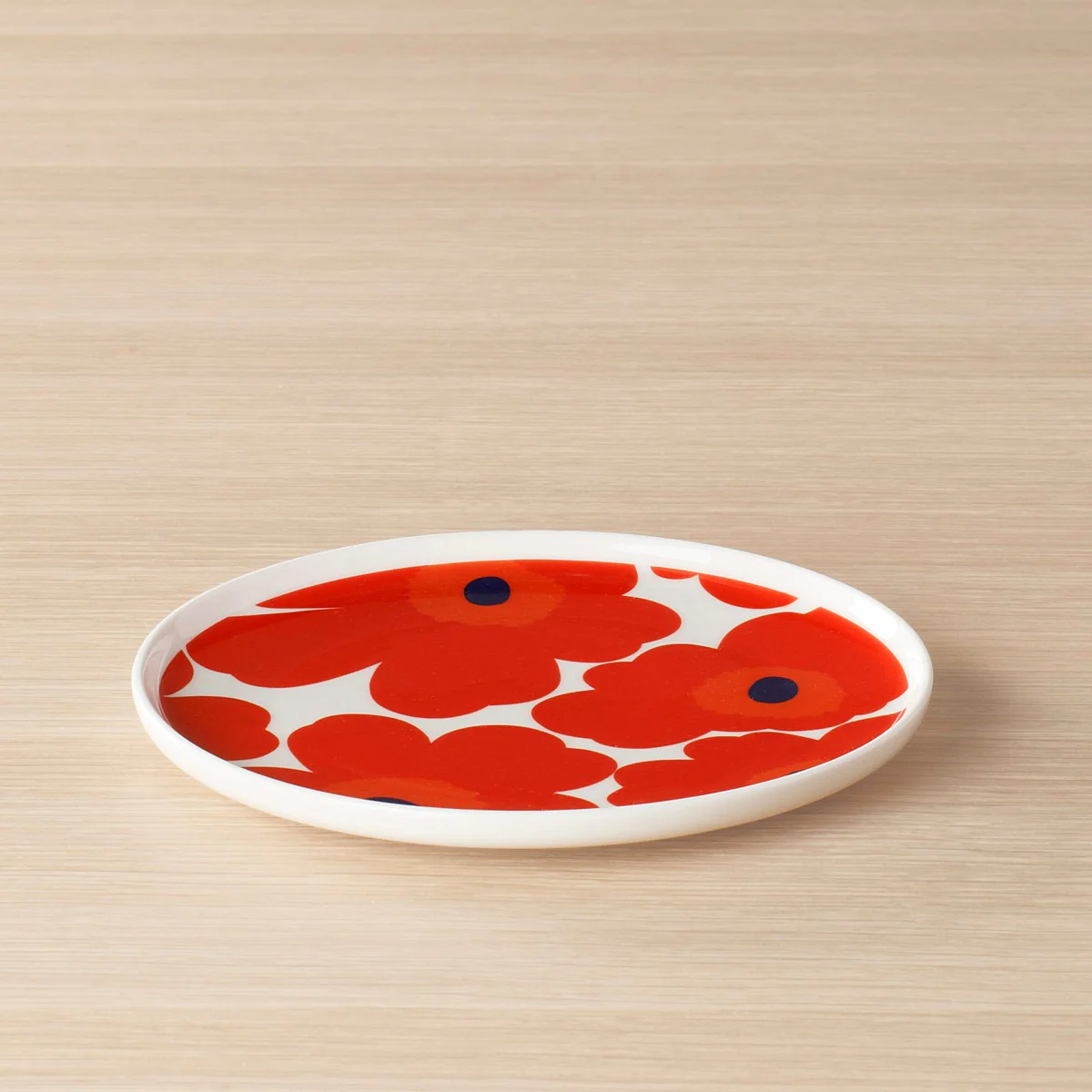Marimekko Unikko Red Salad Plate - Image 2