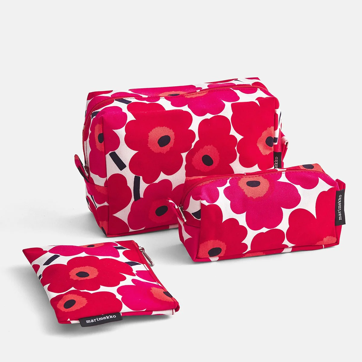 Marimekko Mini Unikko Red Vilja Cosmetic Bag - Image 2