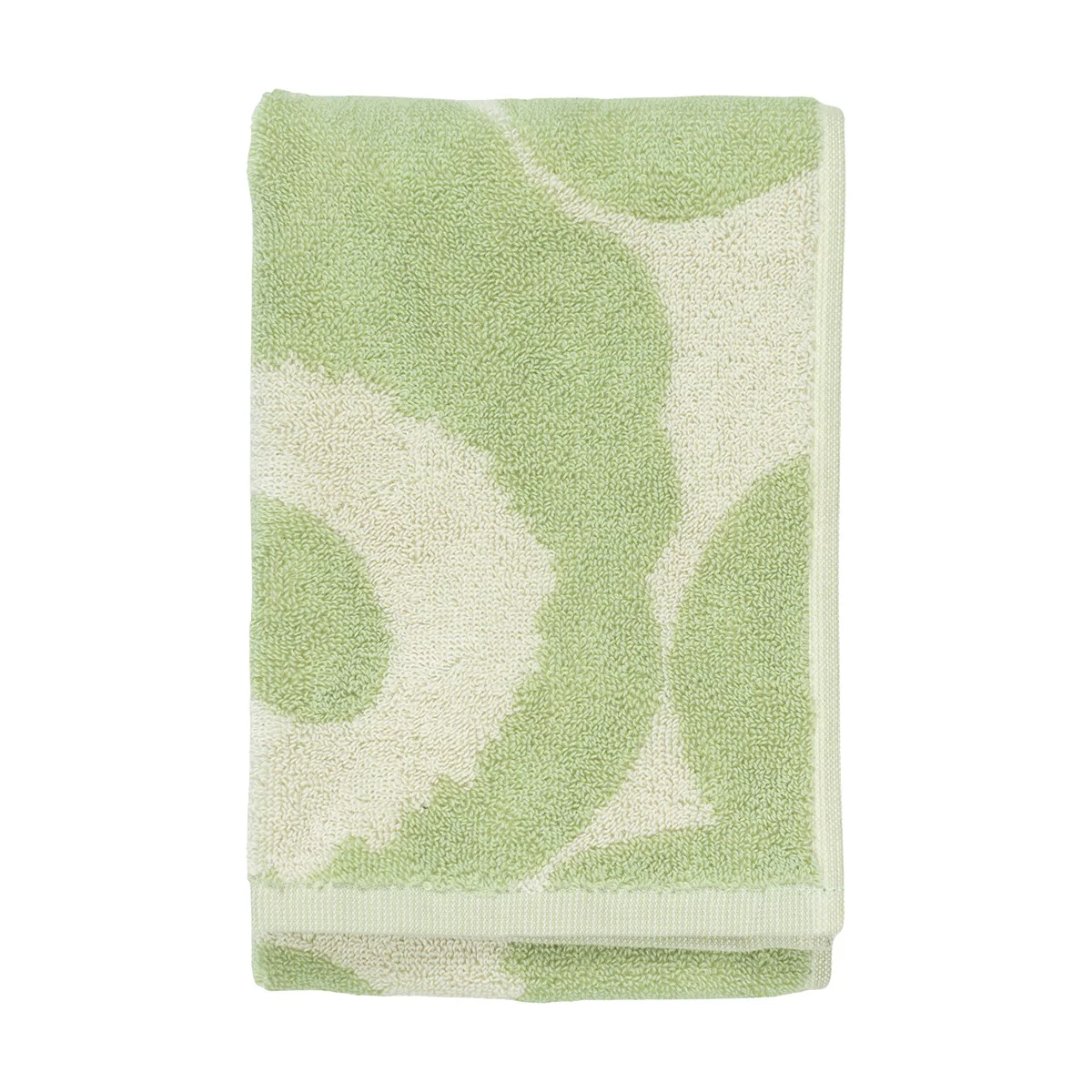 Marimekko Unikko Sage Green / Off White Guest Towel - Image 3
