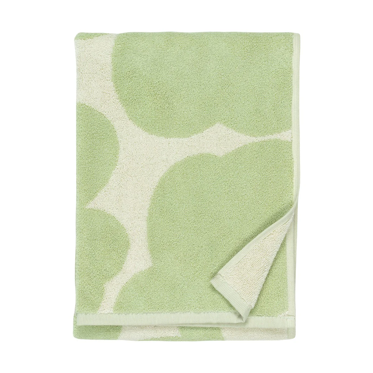 Marimekko Unikko Sage Green / Off White Hand Towel - Image 3