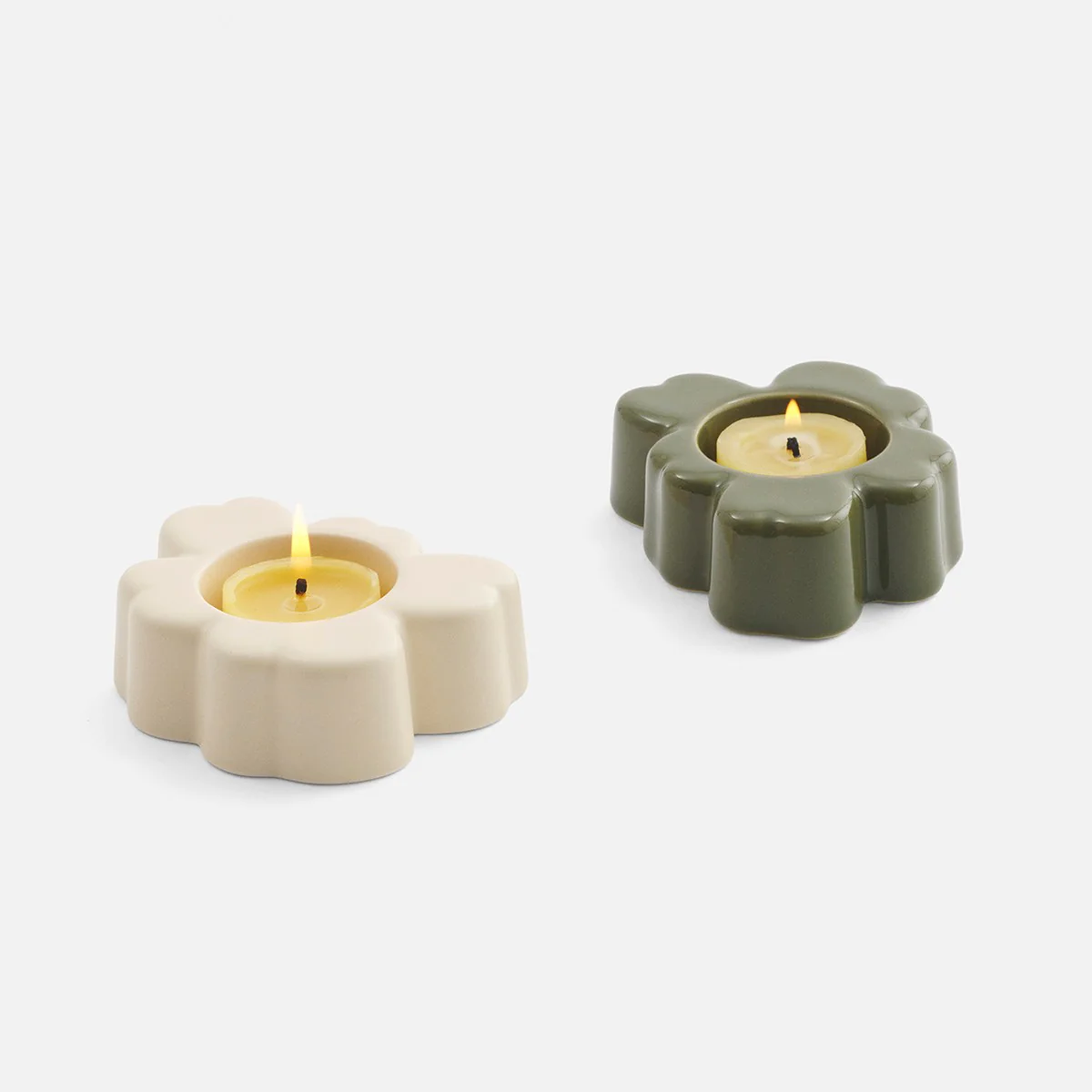 Marimekko Unikko Shape Straw Tealight Candle Holder - Image 2
