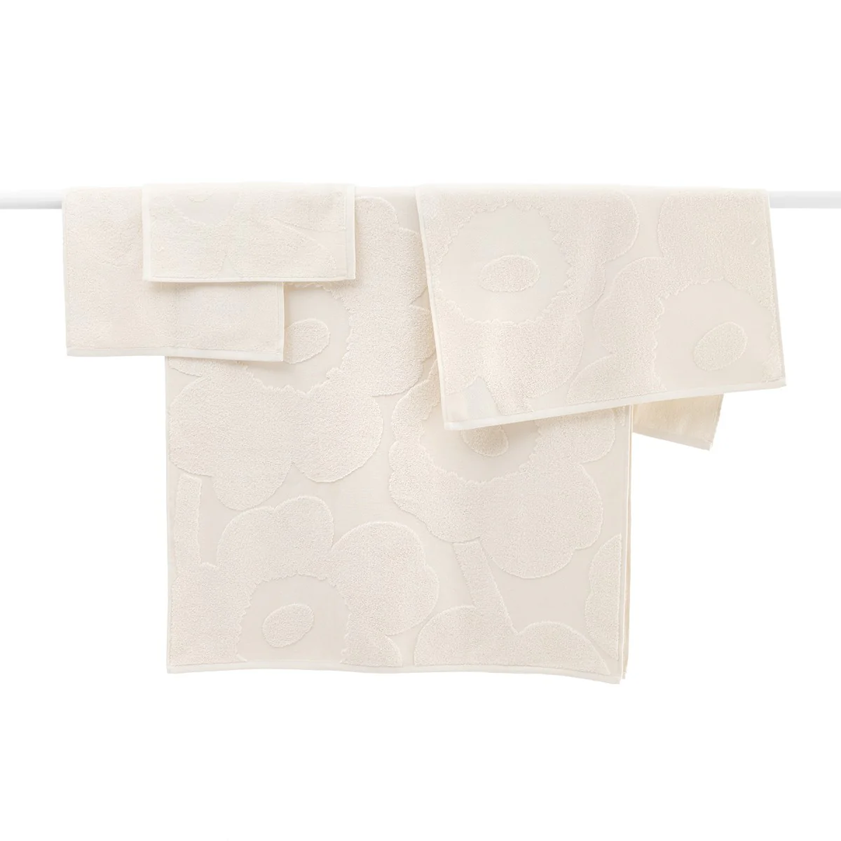 Marimekko Unikko Ivory Guest Towel - Image 2