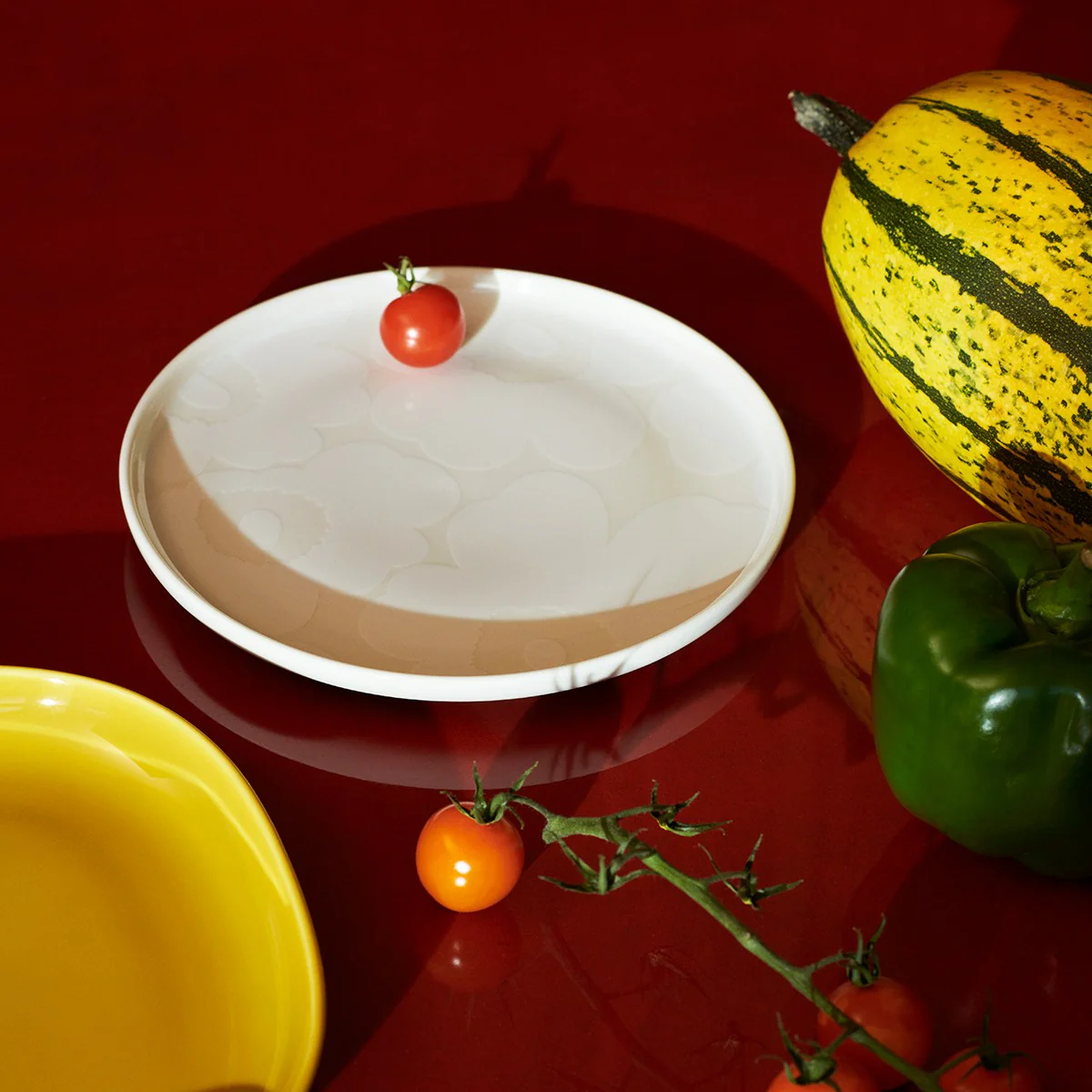 Marimekko Unikko White / Off White Salad Plate - Image 2