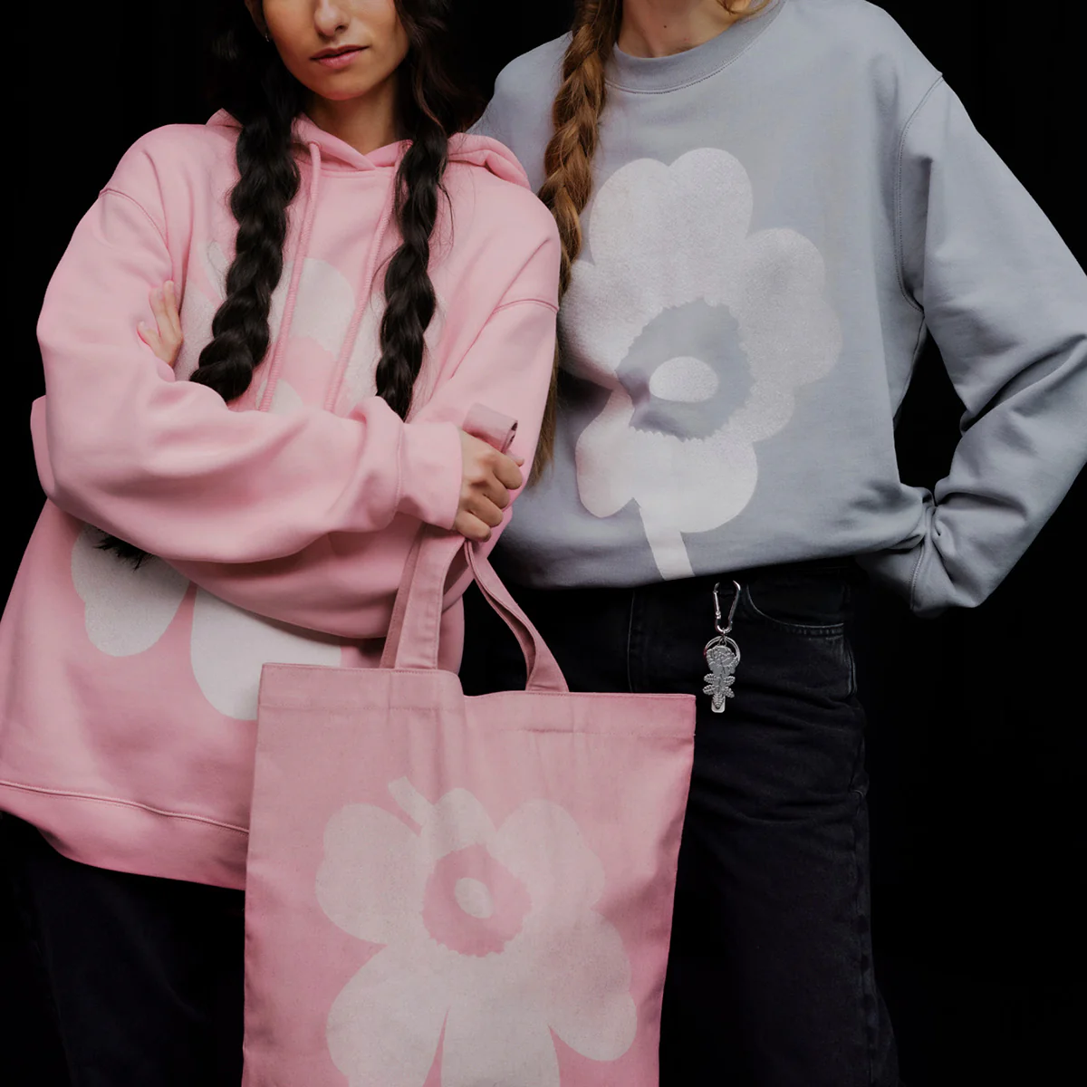 Marimekko Vankka Unikko Pink / Off White Kioski Tote Bag - Image 3