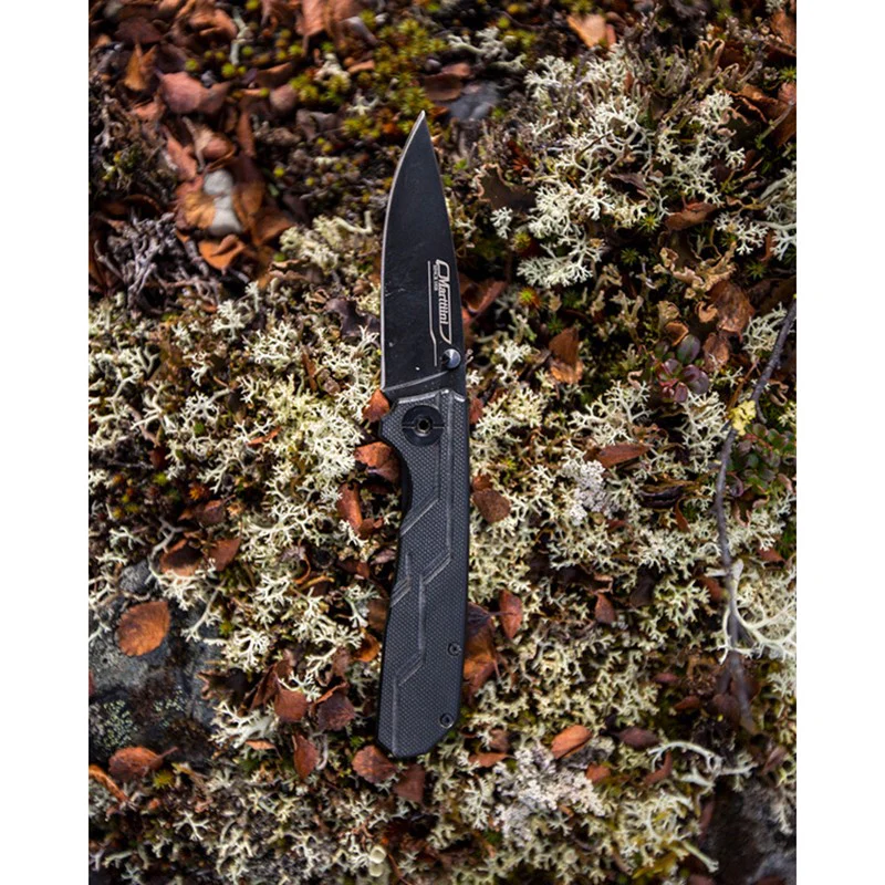 Marttiini B440 Linerlock Black Folding Knife - Image 4