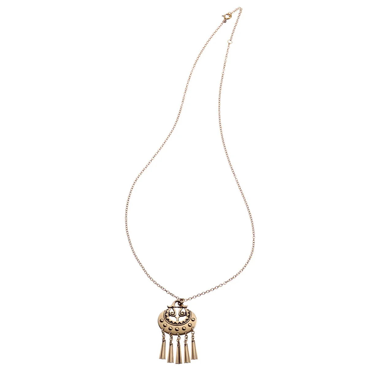 Kalevala Moon Goddess Bronze Pendant Necklace - Image 3