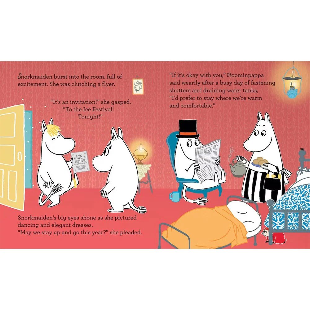 Moomin and the Ice Festival Hardcover Book - Image 3