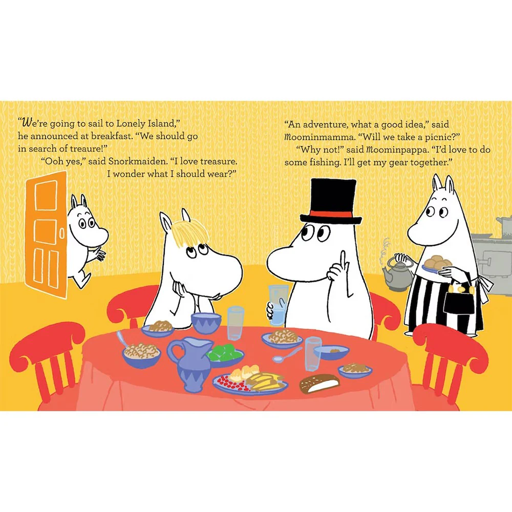 Moomin and the Moonlight Adventure Hardcover Book - Image 3