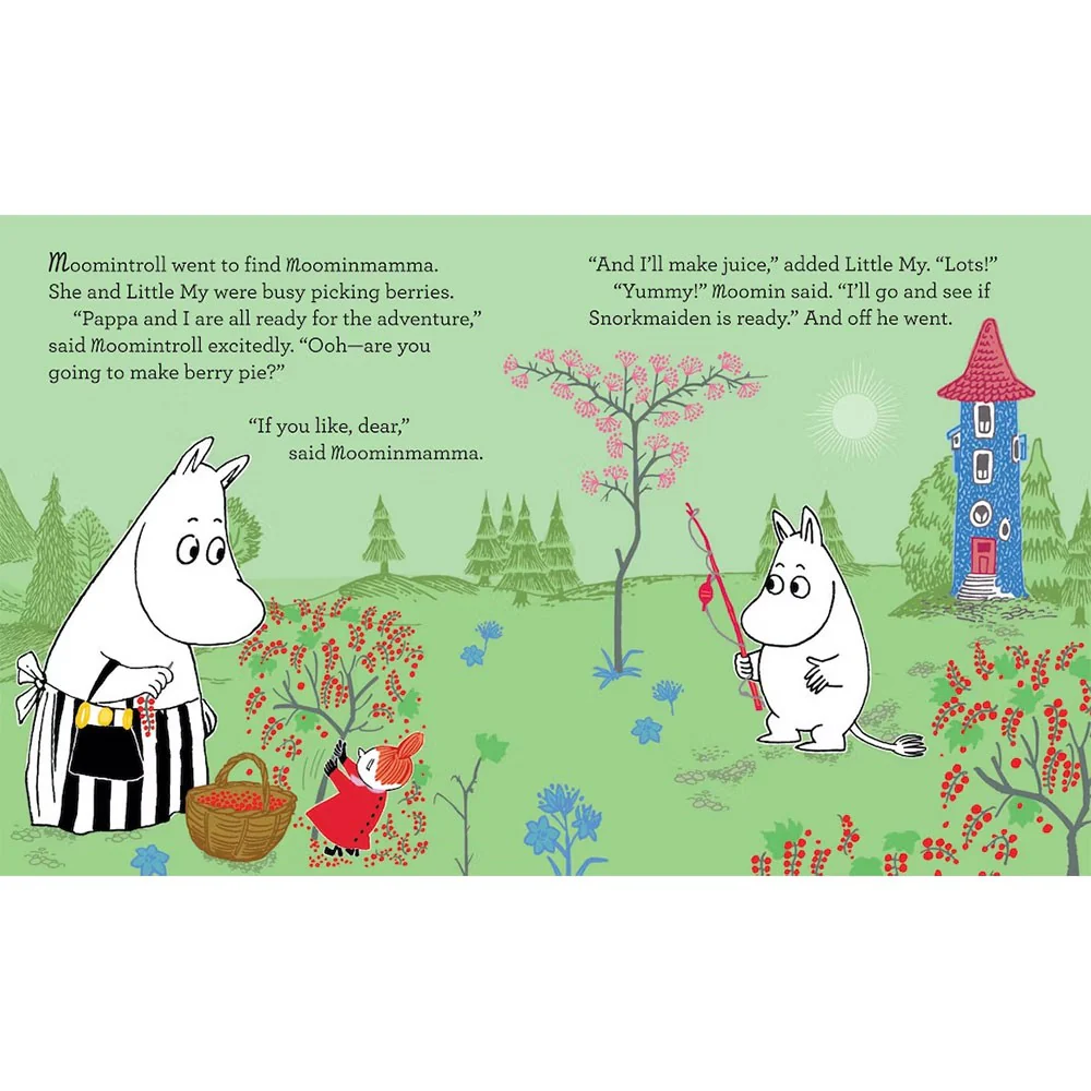 Moomin and the Moonlight Adventure Hardcover Book - Image 5