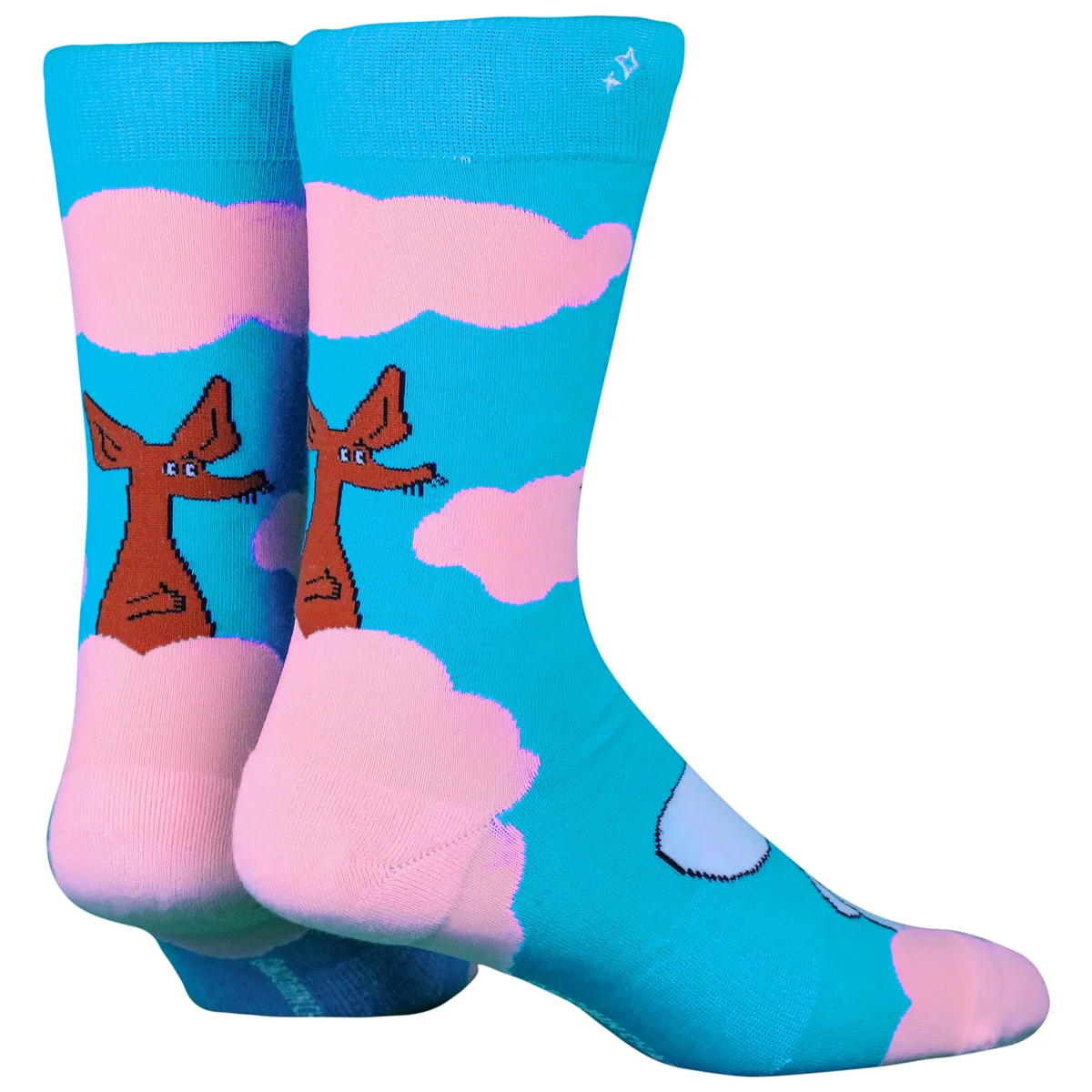 Moomin Clouds Blue Socks - Image 4