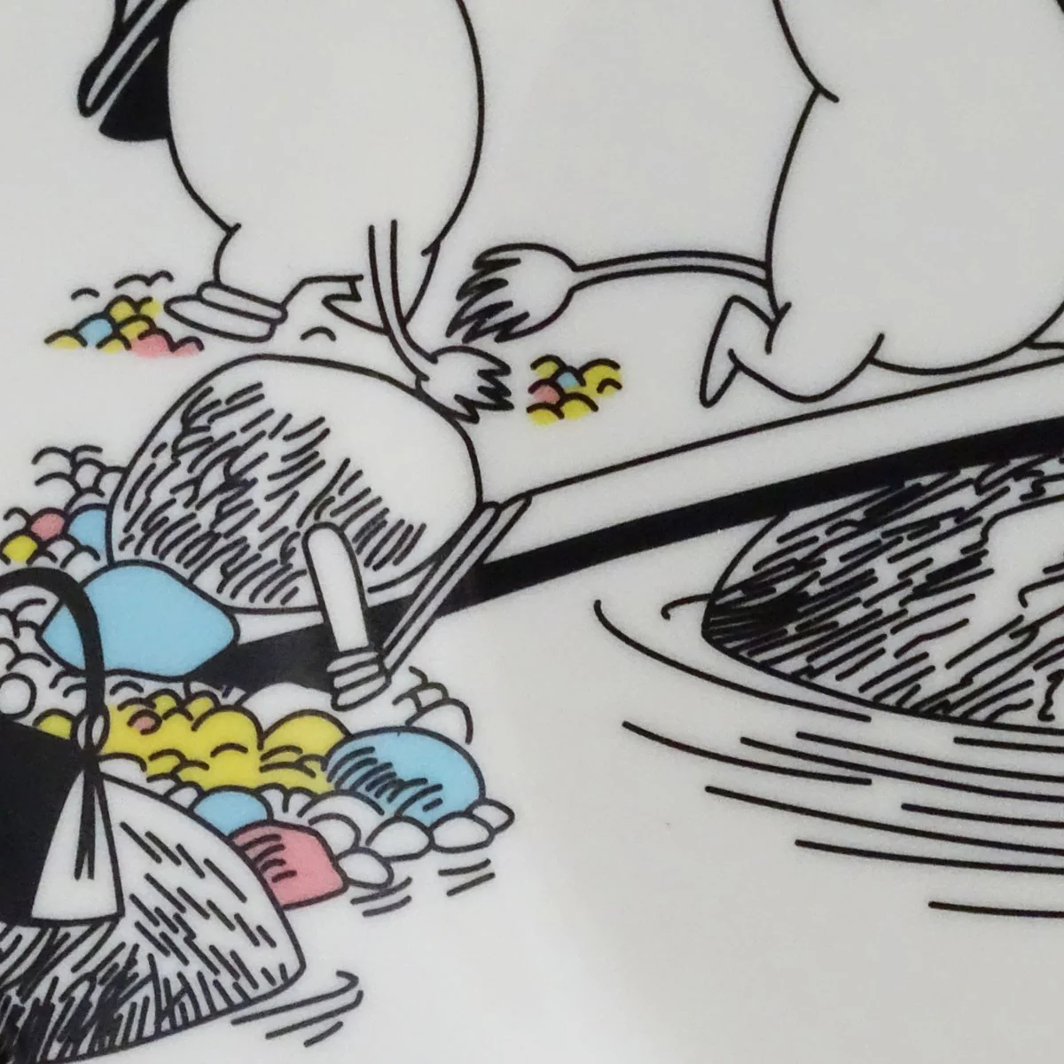 Moomin White / Black Children's Tableware Boxed Gift Set - Image 5