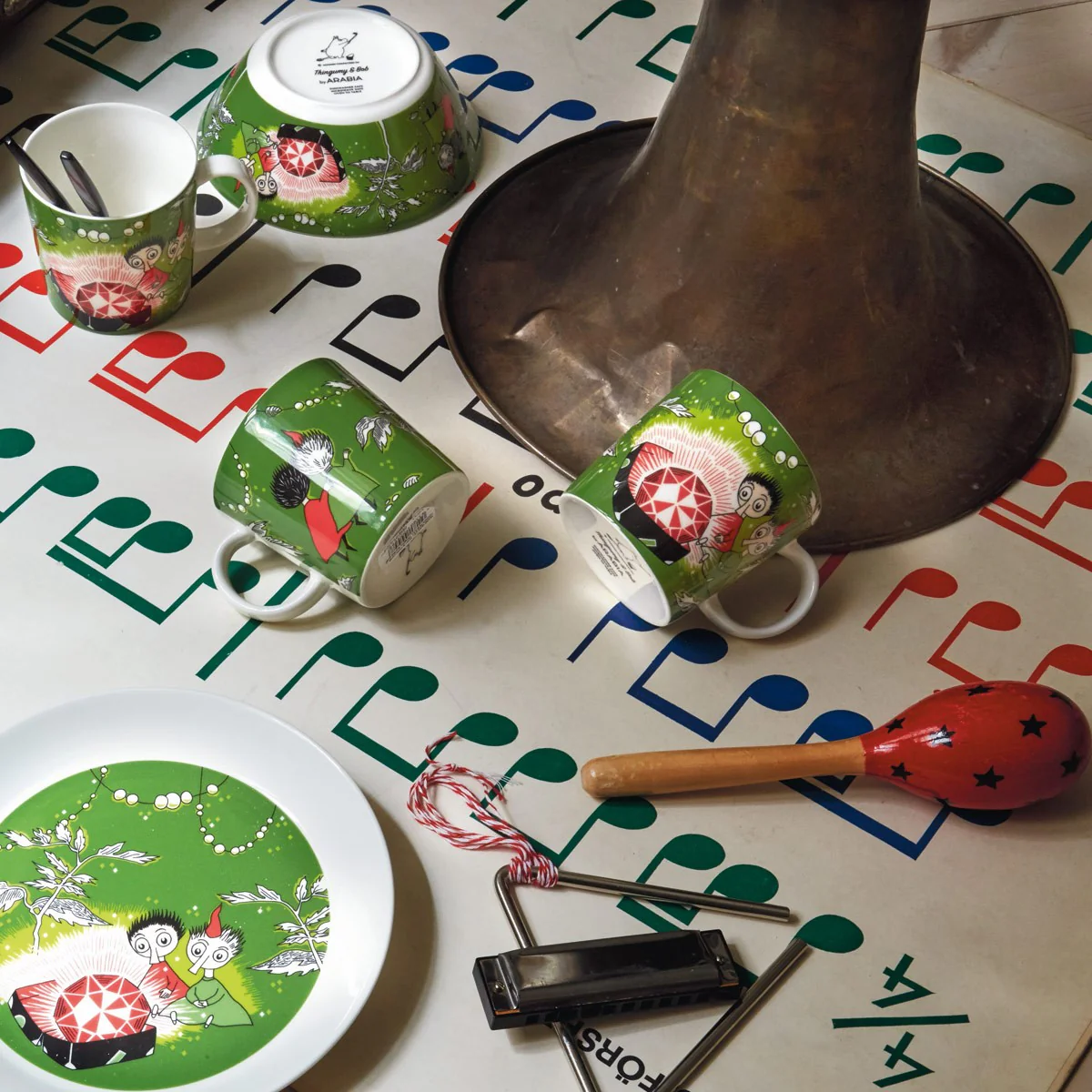 Arabia Moomin Thingumy & Bob Mug - Image 6