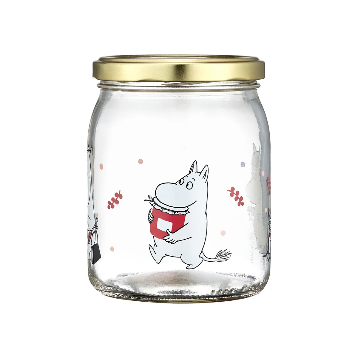 Muurla Moomin Berries Medium Glass Jar - Image 3
