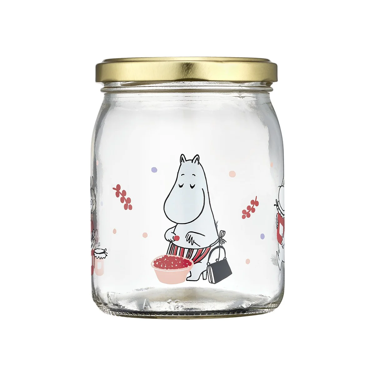 Muurla Moomin Berries Medium Glass Jar - Image 4