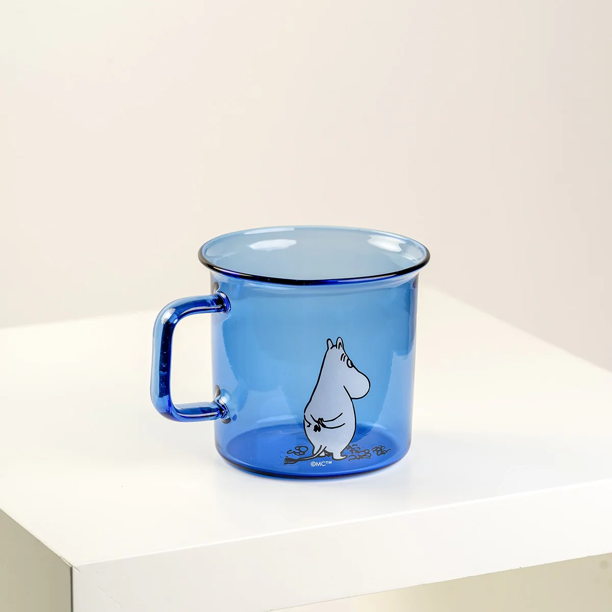 Muurla Moomin Blue Glass Mug - Image 2