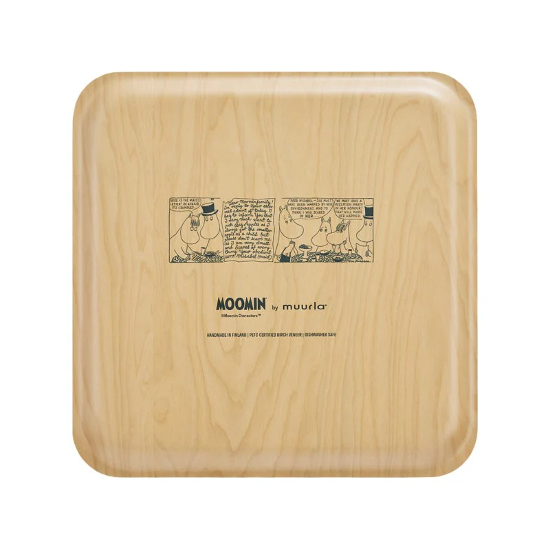 Muurla Moomin Coffee Time Peach Tray - Image 3