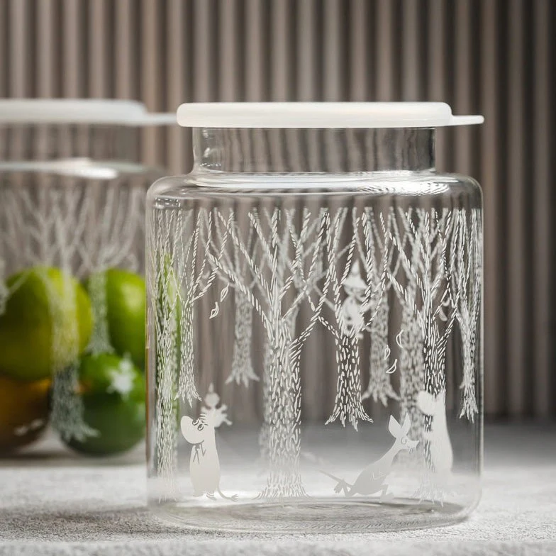 Muurla Moomin Forest Glass Jar - Image 4
