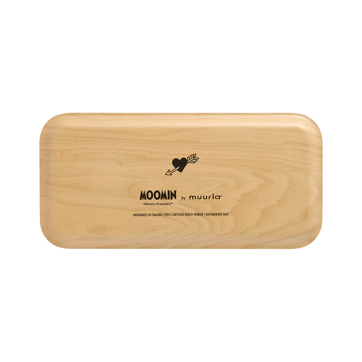 Muurla Moomin Heart Pink / Red Tray - Image 3