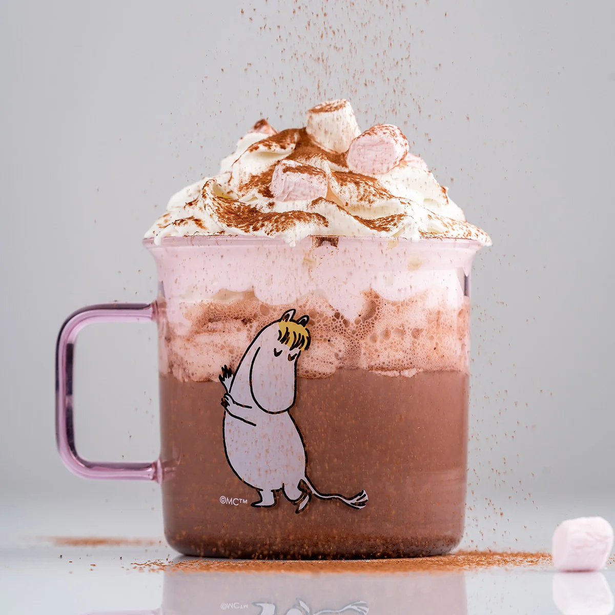 Muurla Moomin Snorkmaiden Pink Glass Mug - Image 4