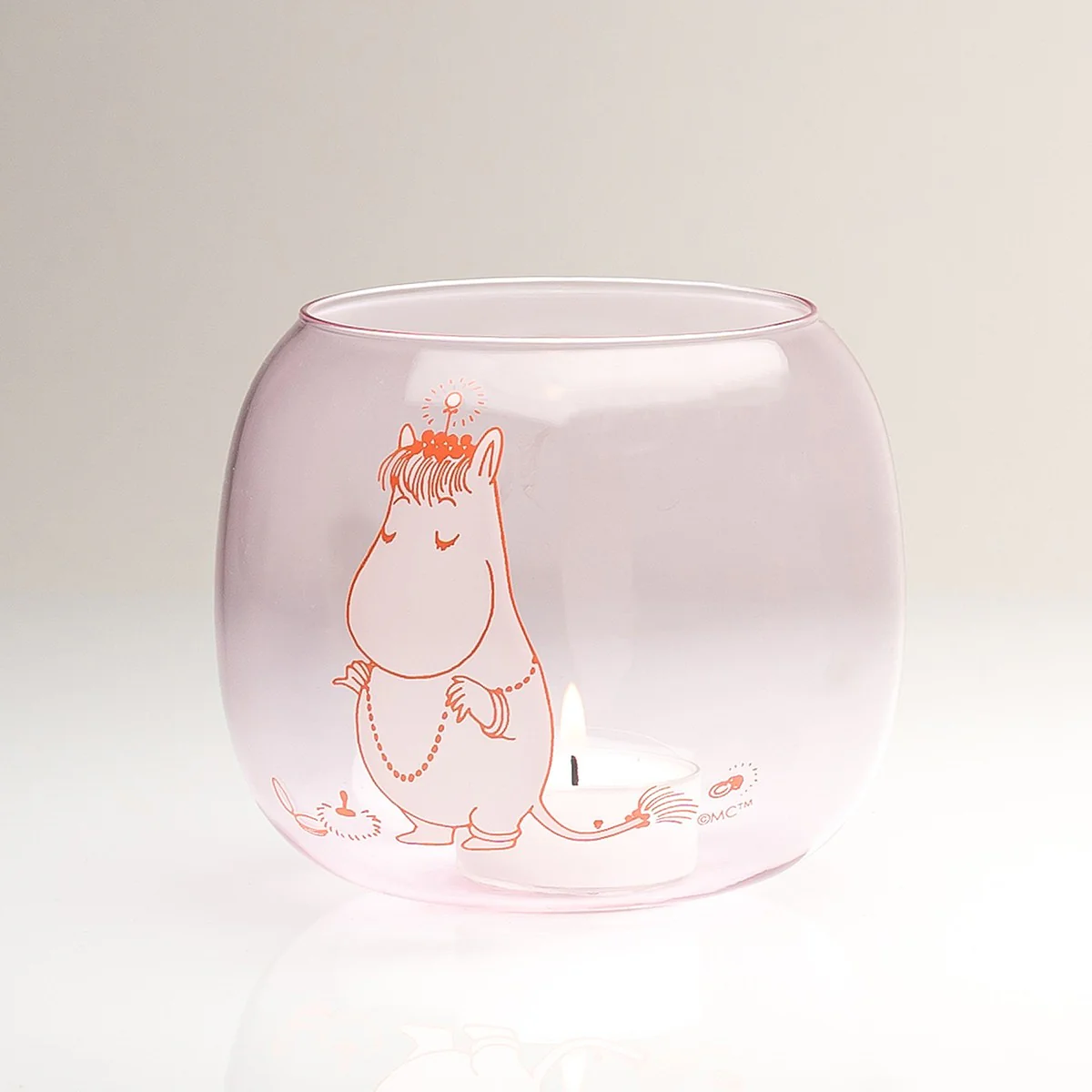 Muurla Moomin Snorkmaiden Pink Candle Holder - Image 3
