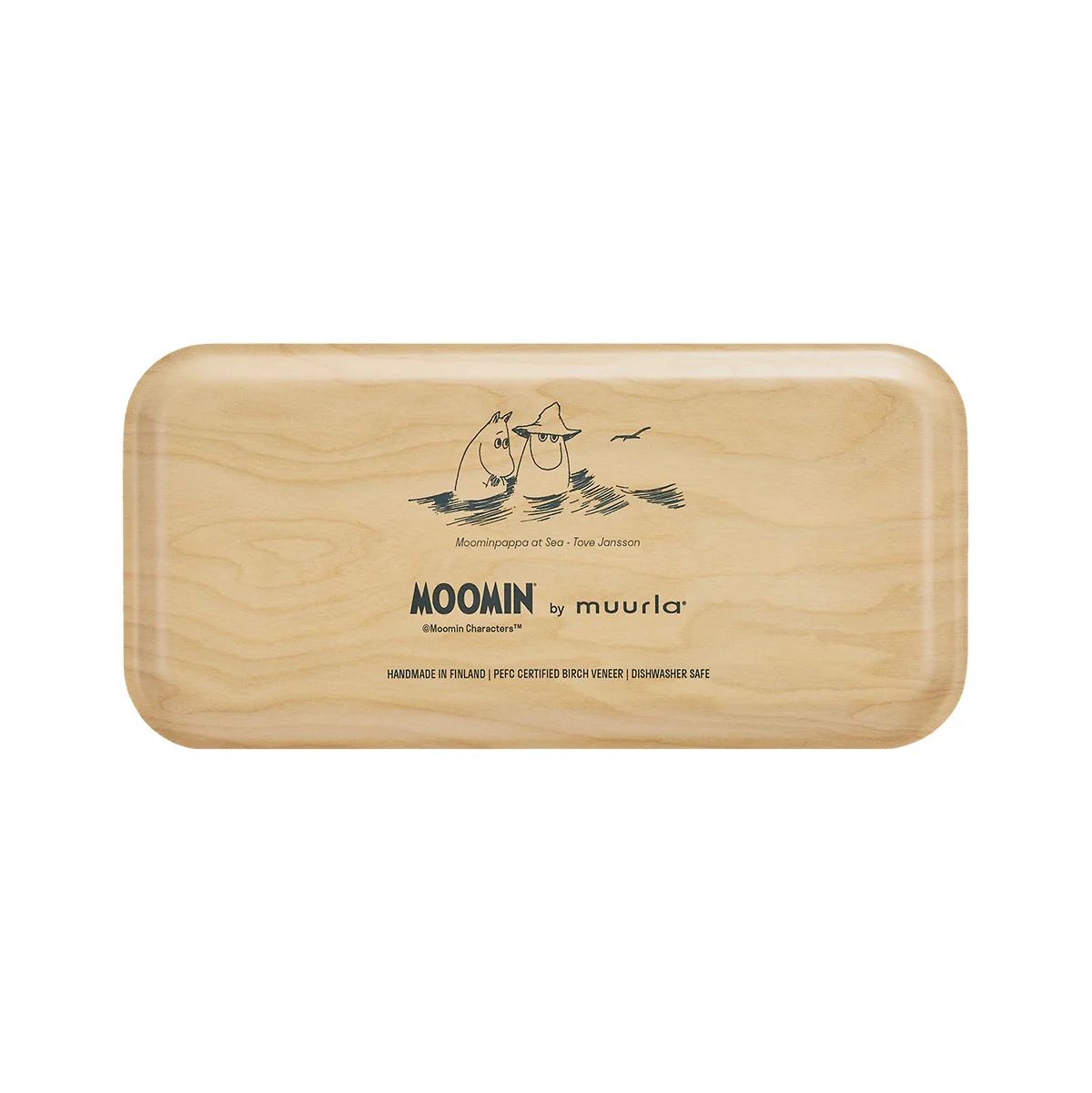 Muurla Moomin The Pier Wood / Black Small Tray - Image 3