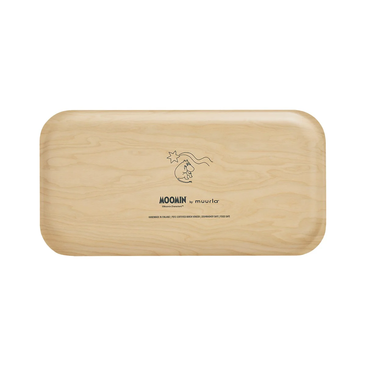 Muurla Moomin The Rush Wood / Black Tray - Image 3