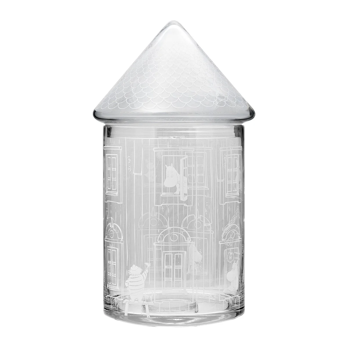 Muurla Moominhouse Large Clear Glass Jar - Image 3