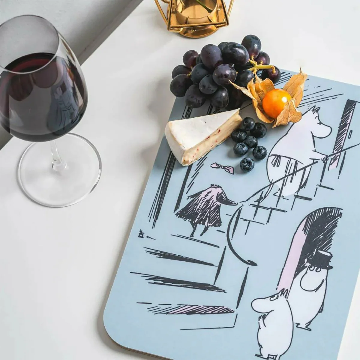 Muurla Moominmamma Pink / Blue Reversible Chop & Serve Board - Image 3