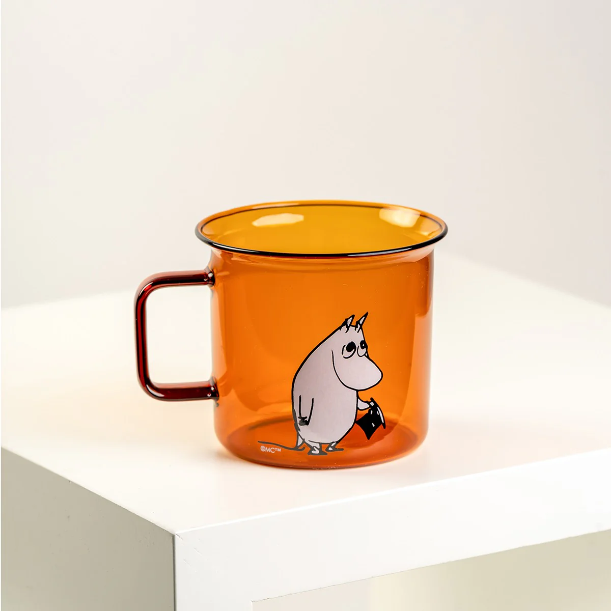 Muurla Moominpappa Amber Glass Mug - Image 4