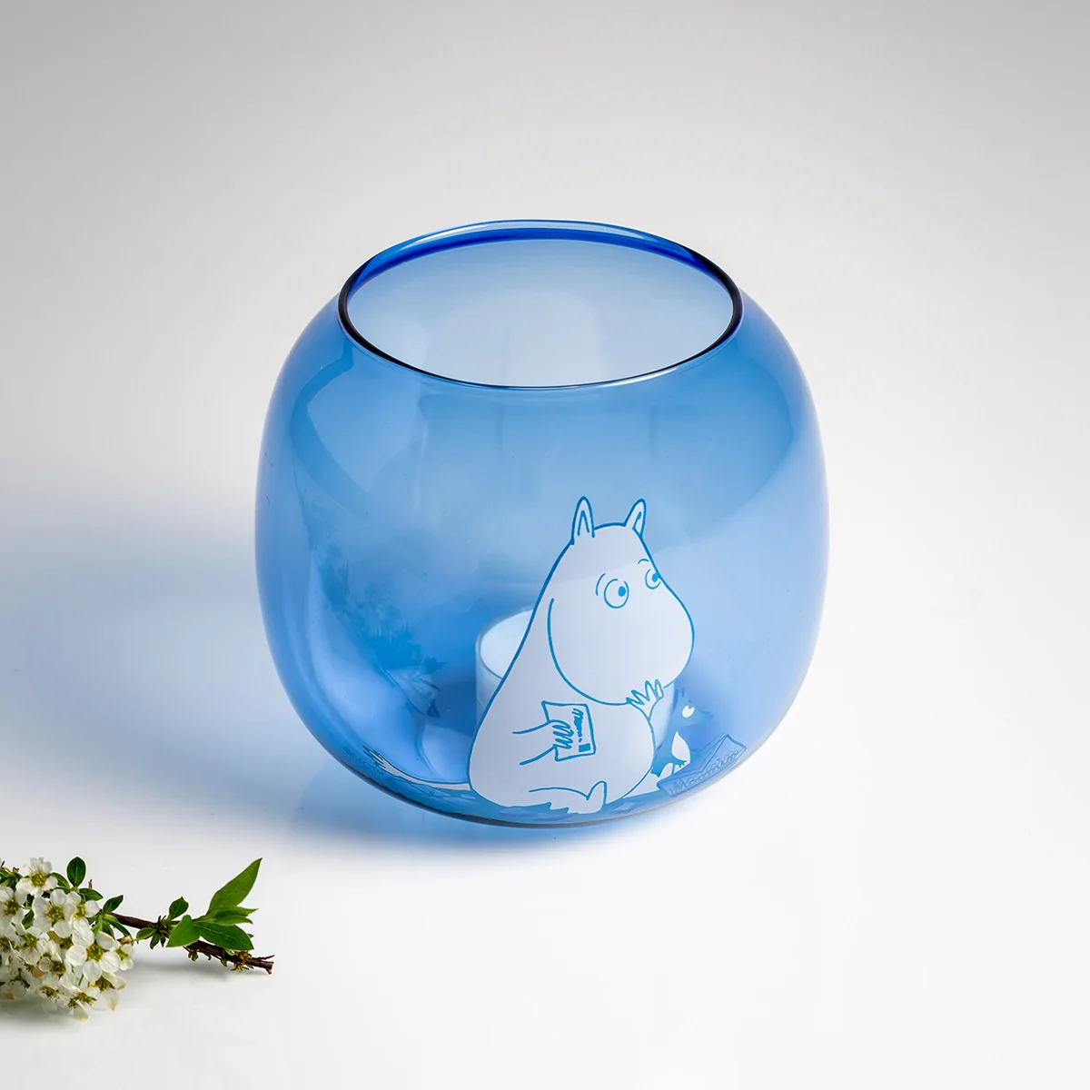 Muurla Moomintroll Blue Candle Holder - Image 2