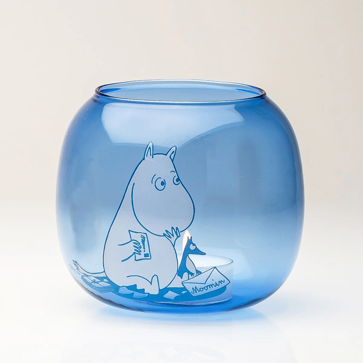 Muurla Moomintroll Blue Candle Holder - Image 3