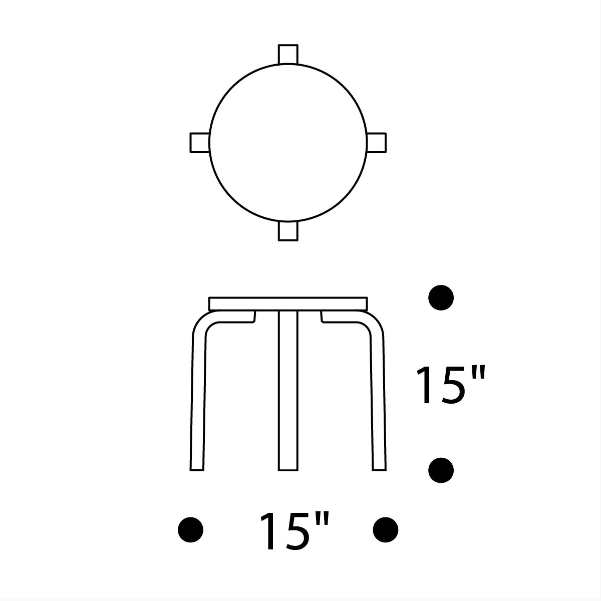 Artek Aalto NE60 - Children's Stools - Image 5