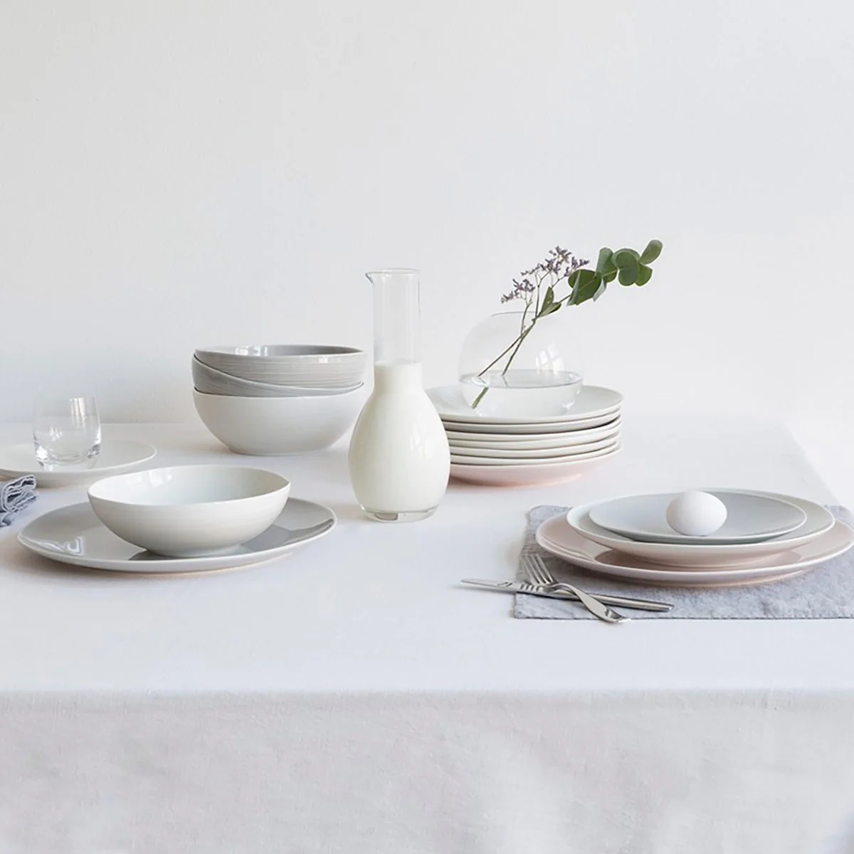 Pentik Kallio White Pasta Bowl - Image 3