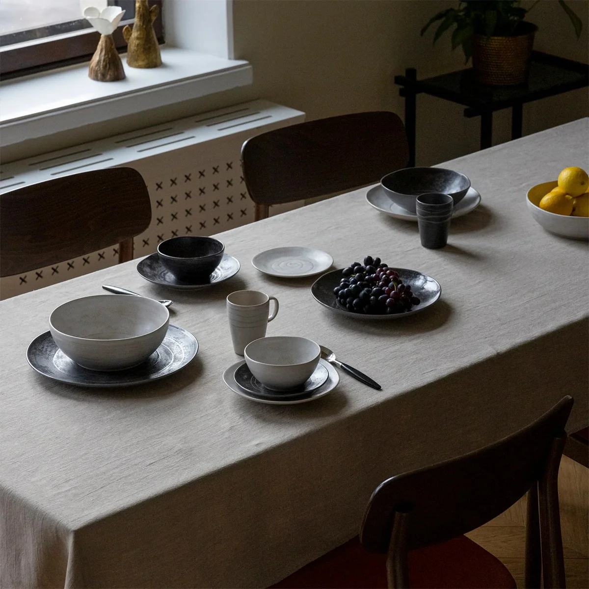 Pentik Kivi Beige Dessert Plate - Image 3