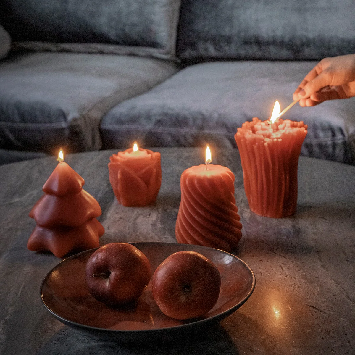 Pentik Kuusipuu Red Candle - Image 5