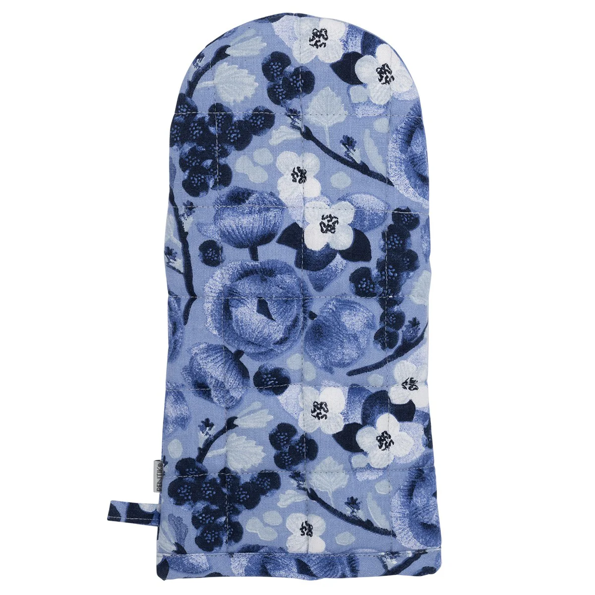 Pentik Lapin Kukka Blue / White Oven Mitt - Image 3