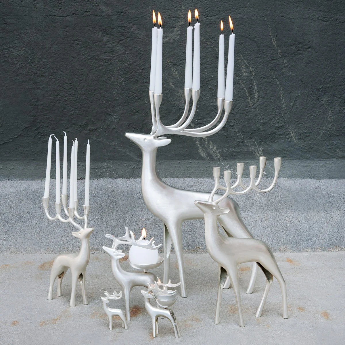 Pentik Small Silvered Reindeer - Image 2