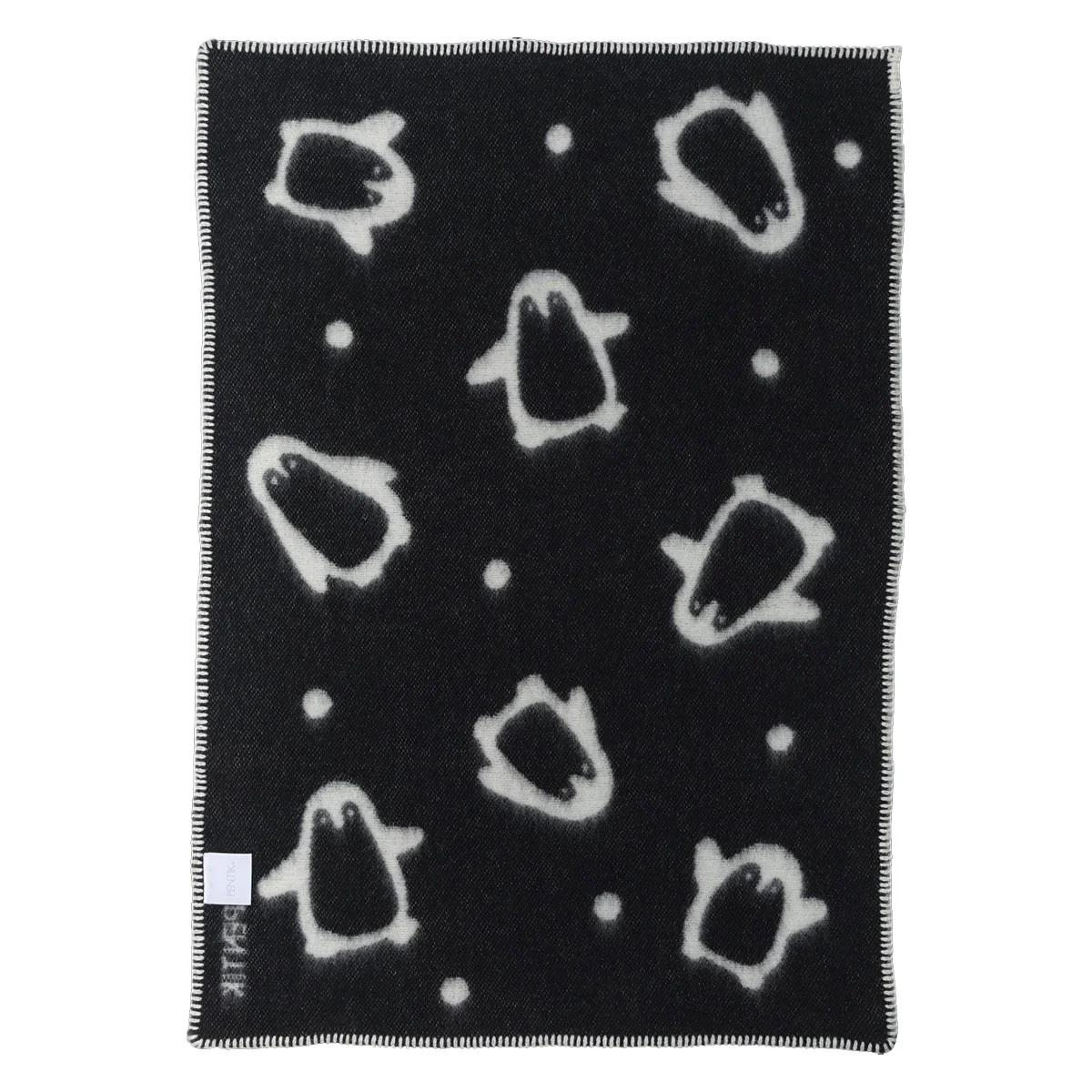 Pentik Pingviini White / Black Baby Blanket - Image 4